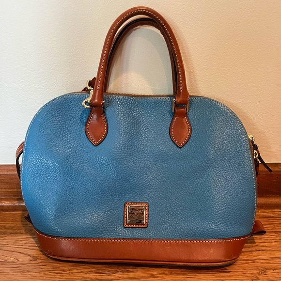 Pebble Grain Domed Satchel - Picture 1 of 7
